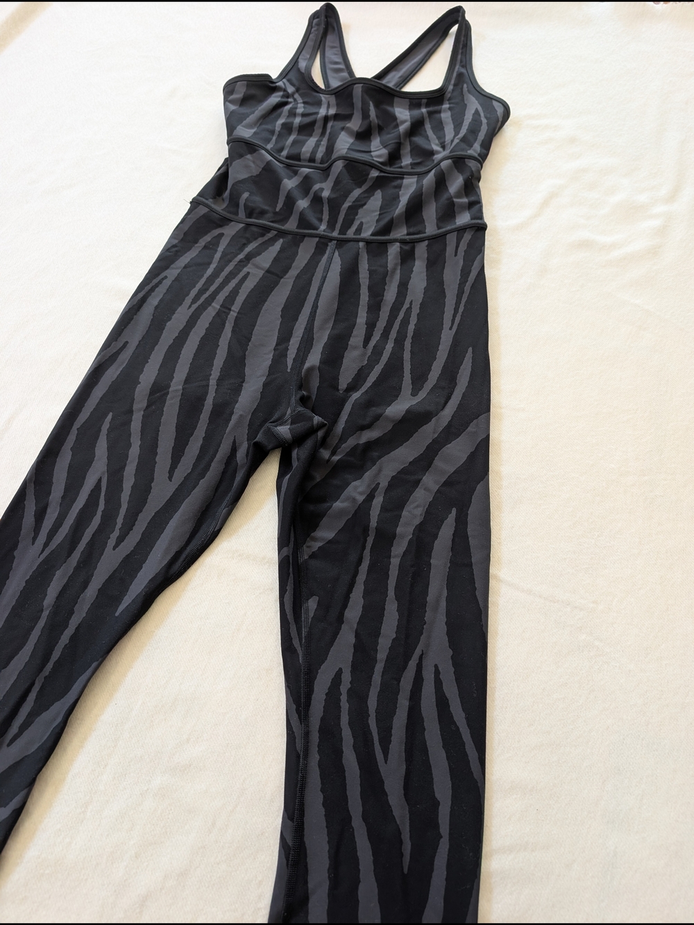 Diane Von Furstenburg DVF for Target Women's Racerback Tonal Zebra Bodysuit